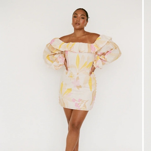 NWT Sabo Suza Off Shoulder Dress size  6 - Picture 3 of 13